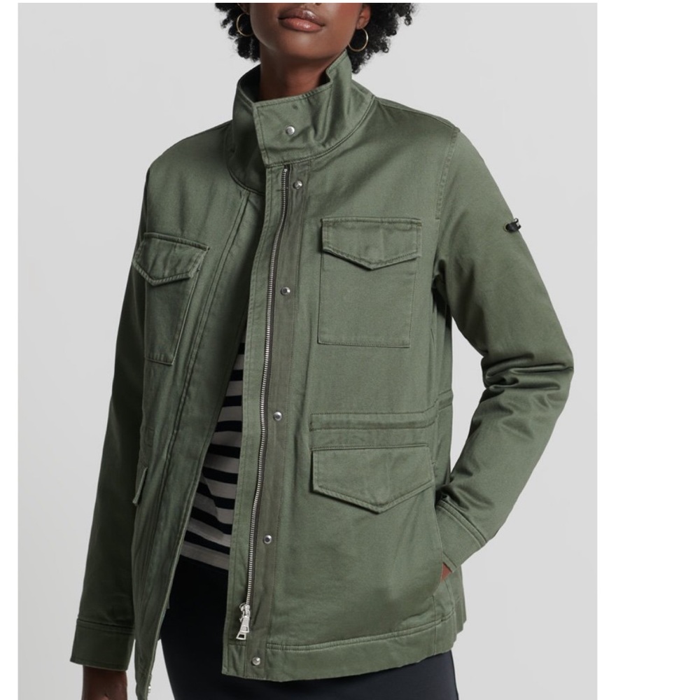 NWT Superdry 3-in-1 M65 Womens sz 6 Thyme Jacket Coat